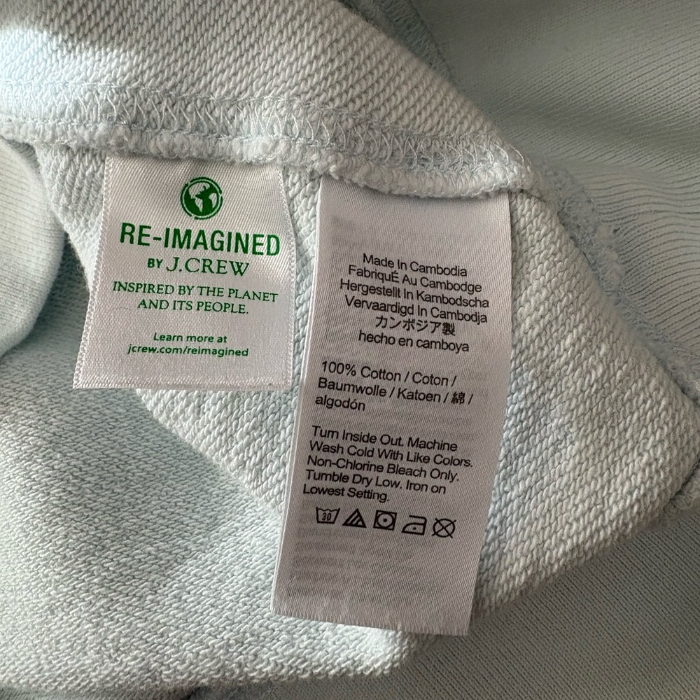 J. Crew Soft Blue Crew Neck Sweater - Picture 3 of 8